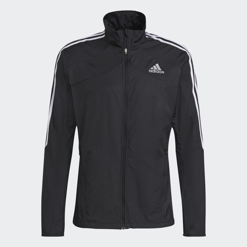 Chaqueta Marathon 3 Tiras Negro adidas adidas Chile