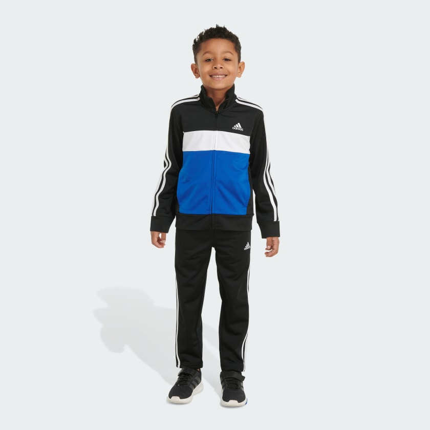adidas Colorblock Tricot Track Set - Black | Kids' Lifestyle | adidas US