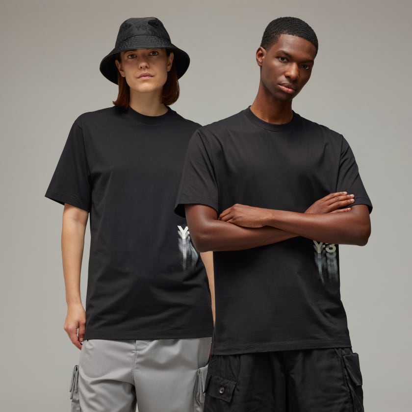 adidas Y-3 Graphic Short Sleeve Tee - Black | Unisex Lifestyle | adidas US | Sport-T-Shirts