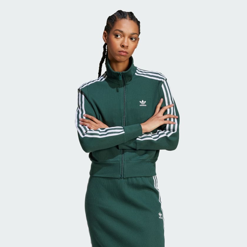adidas Adicolor Knit Top Green Free Shipping with adiClub adidas US