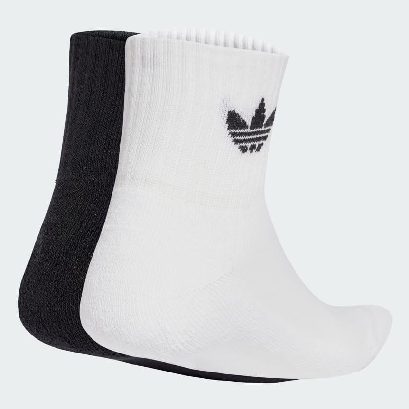 adidas Originals x Smiley Mid Ankle Socks 2 Pairs - White