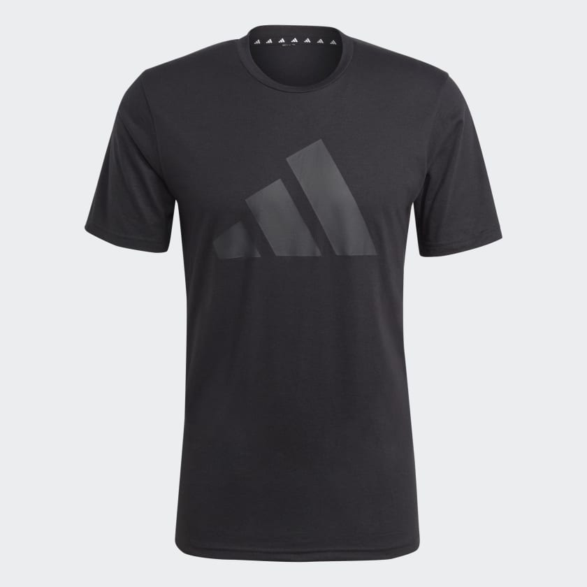 アディダス トレイン エッセンシャルズ Feelready ロゴ トレーニング半袖Tシャツ - ブラック | アディダス ジャパン