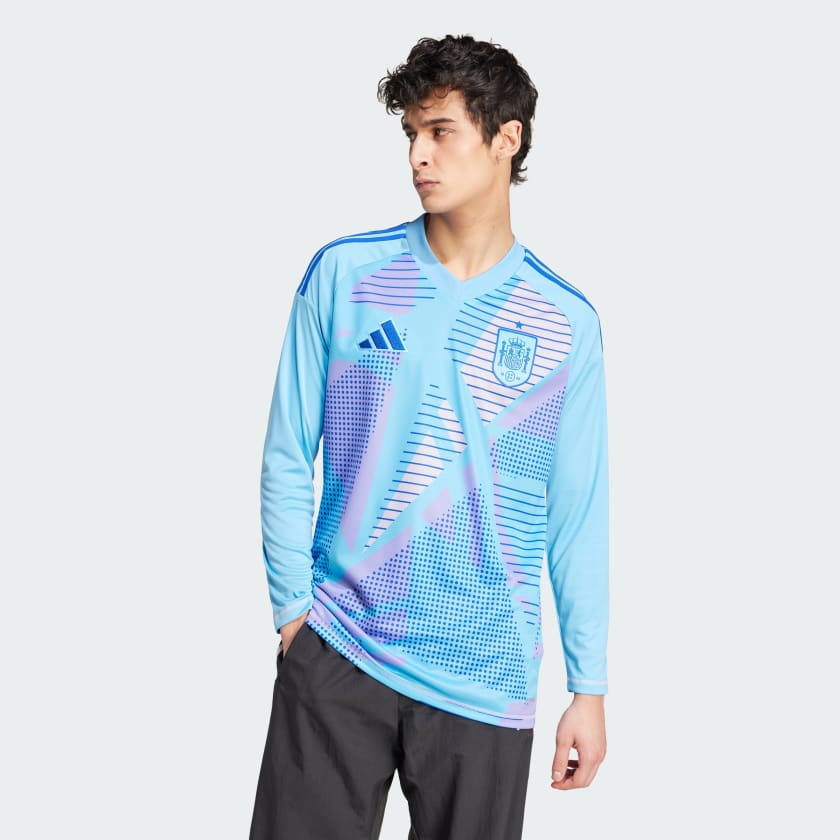 adidas Spain Tiro 24 Goalkeeper Jersey Blue adidas Belgium