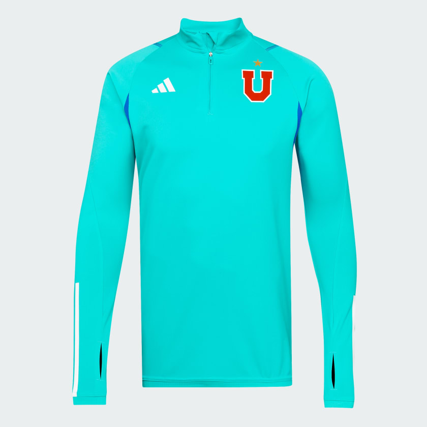 Poleron Entrenamiento Universidad de Chile 2024 Turquesa adidas adidas Chile