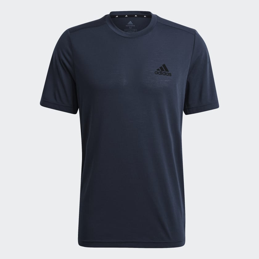 adidas AEROREADY Designed to Move Feelready Tee - Blue | Men's Training | adidas