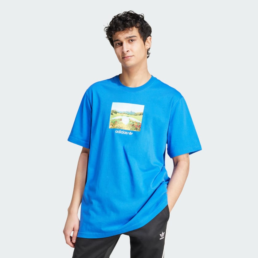 adidas GRAPHIC TEE Azul adidas Mexico
