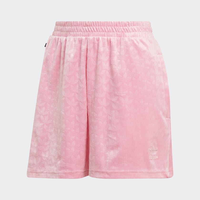 adidas Velvet Shorts Pink adidas Australia