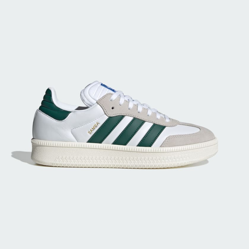 【adidas】Samba XLG スニーカー ホワイト/グリーン adidas Samba XLG Athletic Shoe - White / Collegiate Green
