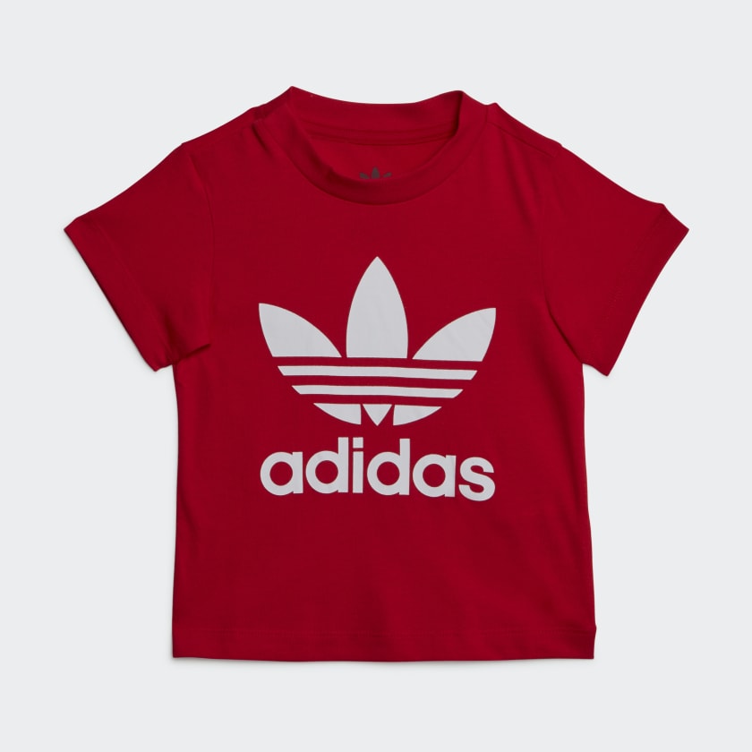 adidas Trefoil Tee - Red | Kids\' Lifestyle | adidas US | Sport-T-Shirts