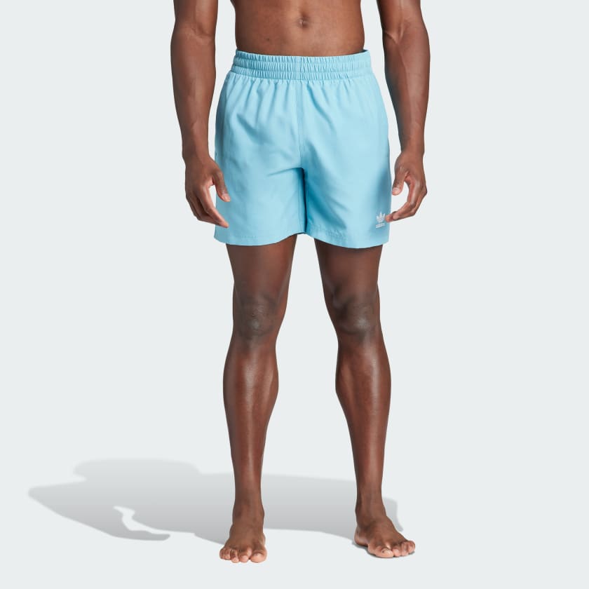 adidas Adicolor Essentials Solid Swim Shorts - Blue | Free Delivery ...