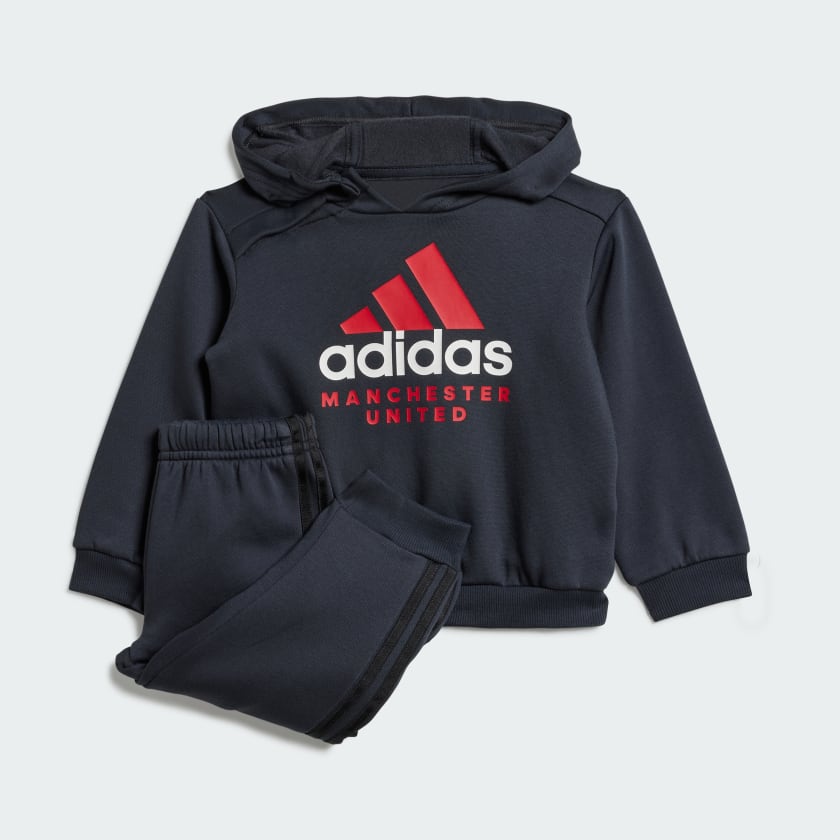 adidas Manchester United DNA Kids Jogginganzug Grau adidas Deutschland