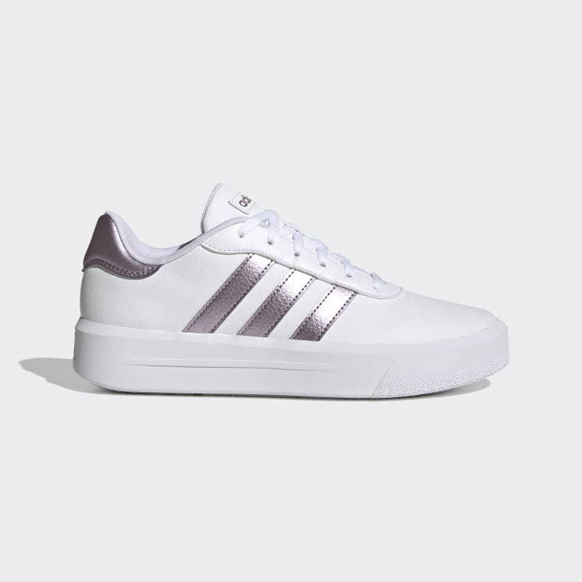 Chaussure compensée Court - Blanc adidas | adidas France