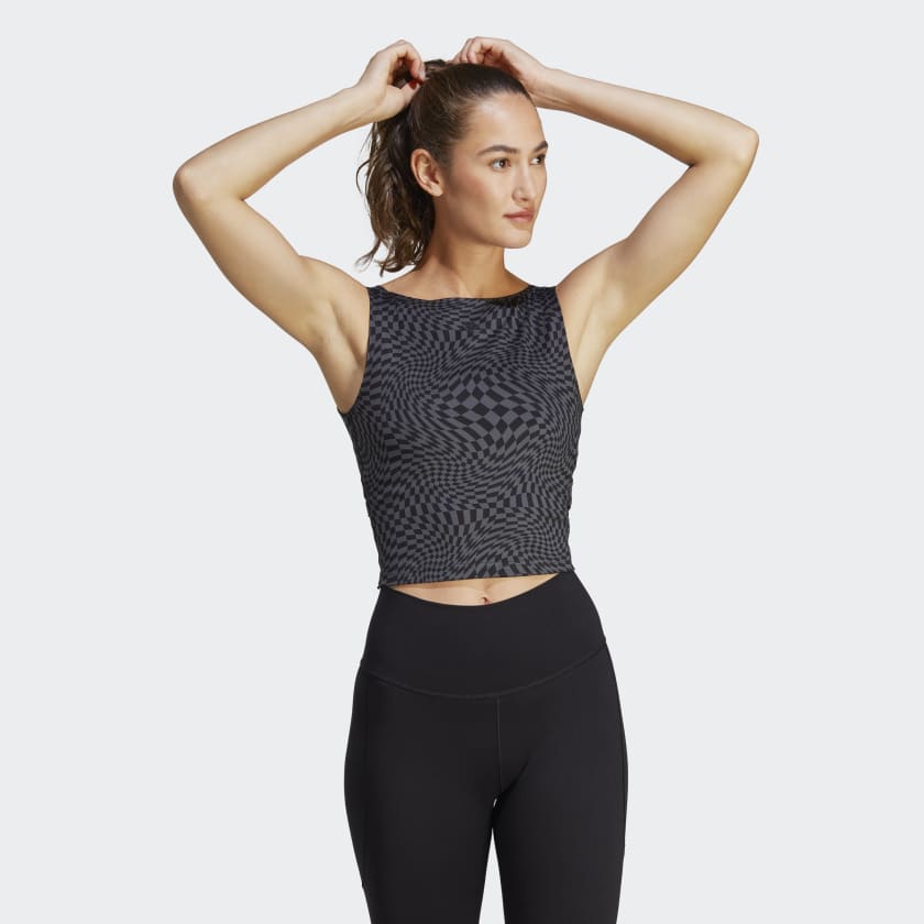 adidas Yoga Studio Sleeveless T-Shirt Black