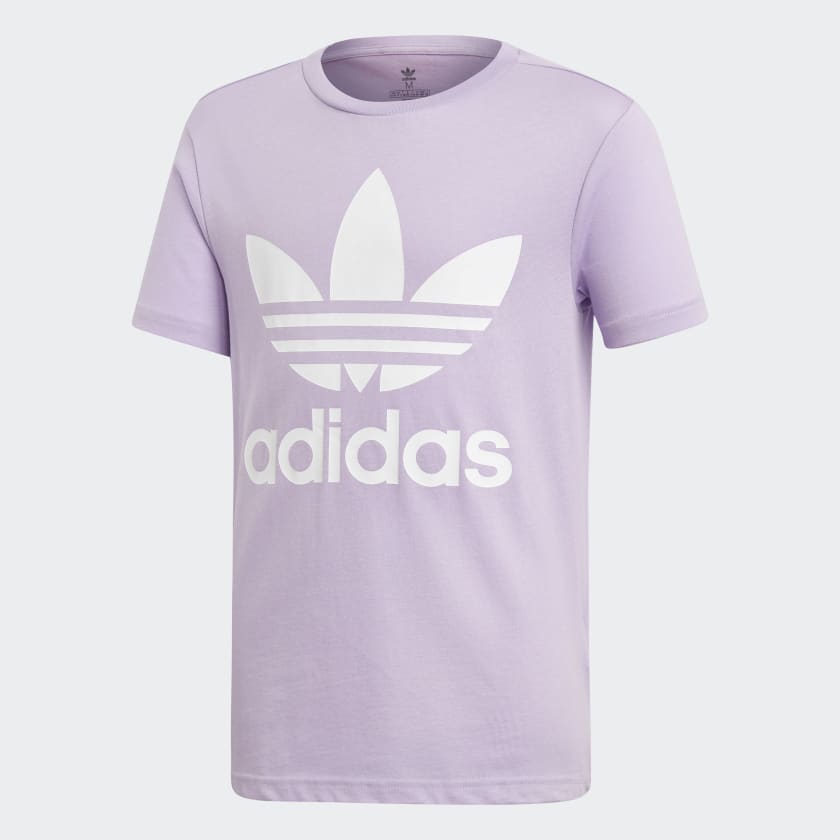Adidas trefoil purple glow deals