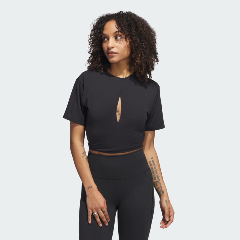 adidas Playera Yoga Studio Negro adidas Mexico
