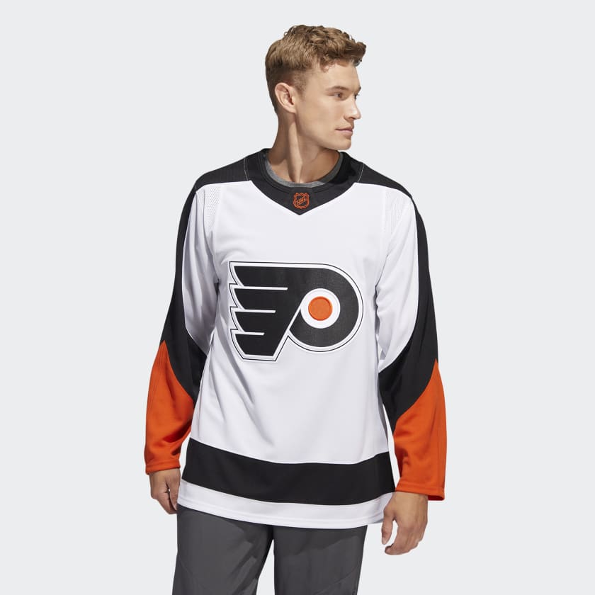 adidas Flyers Authentic Reverse Retro Wordmark Jersey - White | Men's  Hockey | adidas US