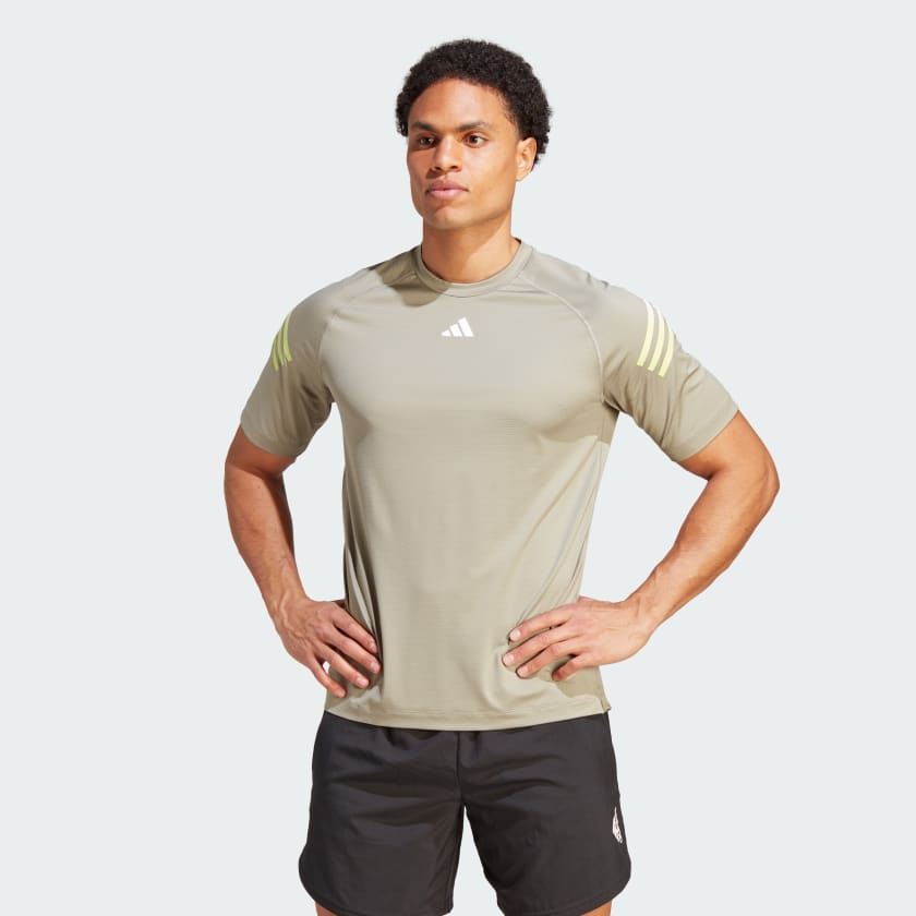 adidas T-shirt Train Icons 3-Stripes Training - vert