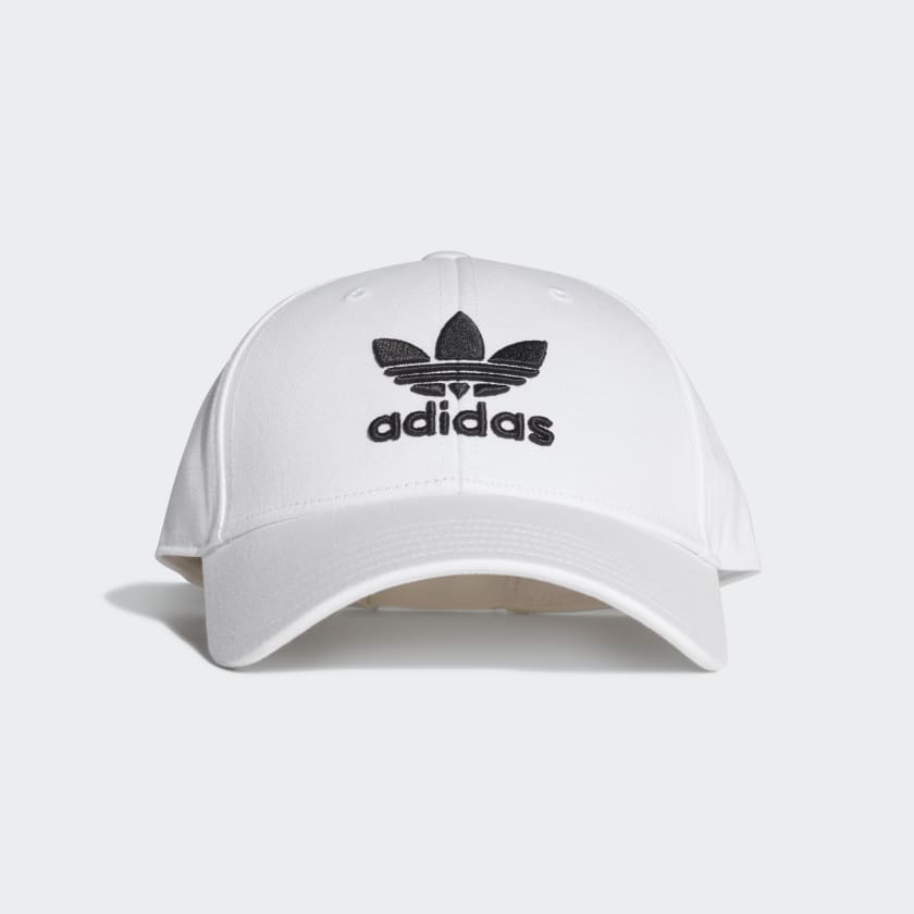 adidas Adicolor Trefoil Baseball Cap White Free Shipping with adiClub adidas Canada