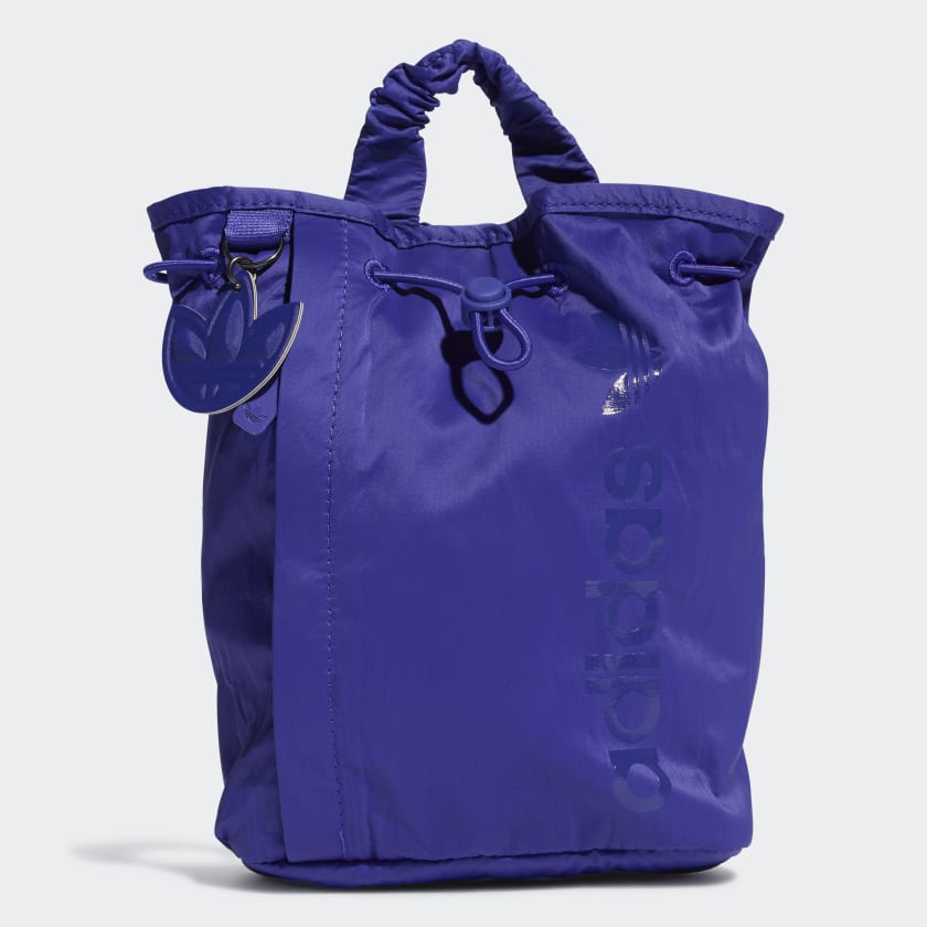 adidas Satin Mini Bucket Backpack - Purple, Women's Lifestyle