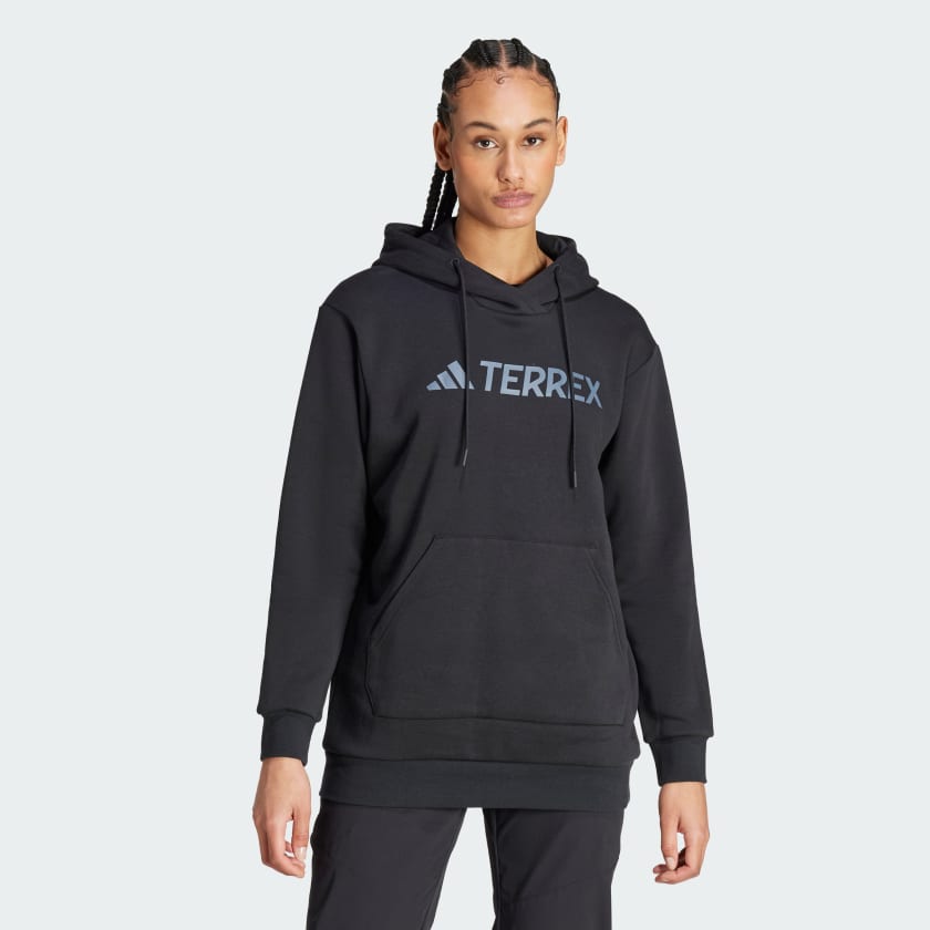 adidas Sudadera con Gorro Terrex Multi Logo Grande Negro adidas Mexico