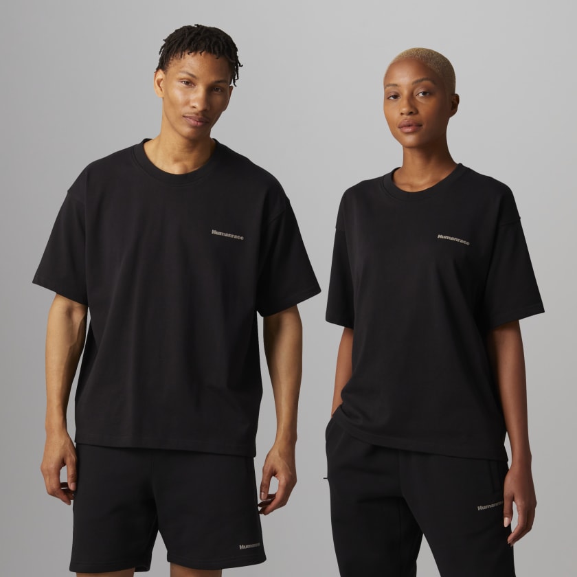 adidas Pharrell Williams Basics T-Shirt (Gender Neutral) - Black | adidas UK