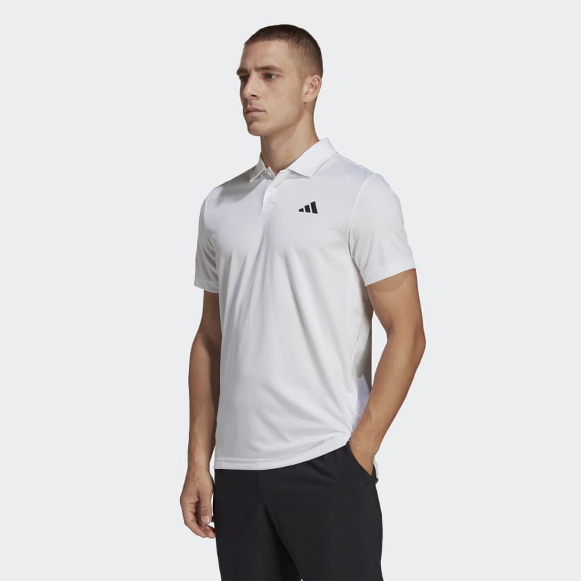 adidas Áo Polo Tennis HEAT.RDY - trắng | adidas Vietnam