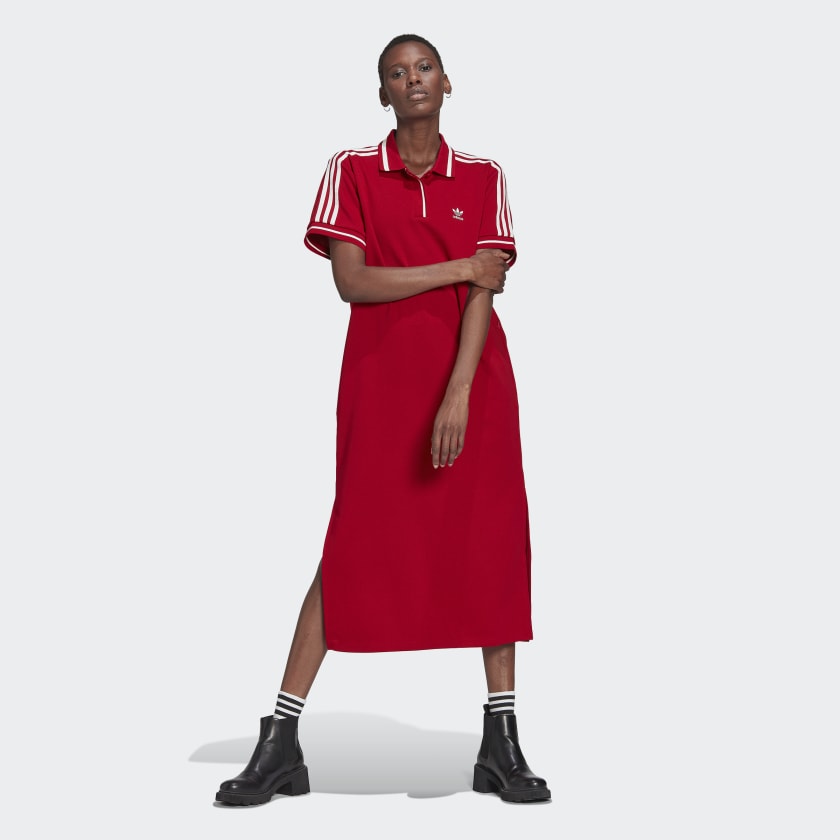 adidas Thebe Magugu Reg Dress - Red | Women's Lifestyle | adidas US