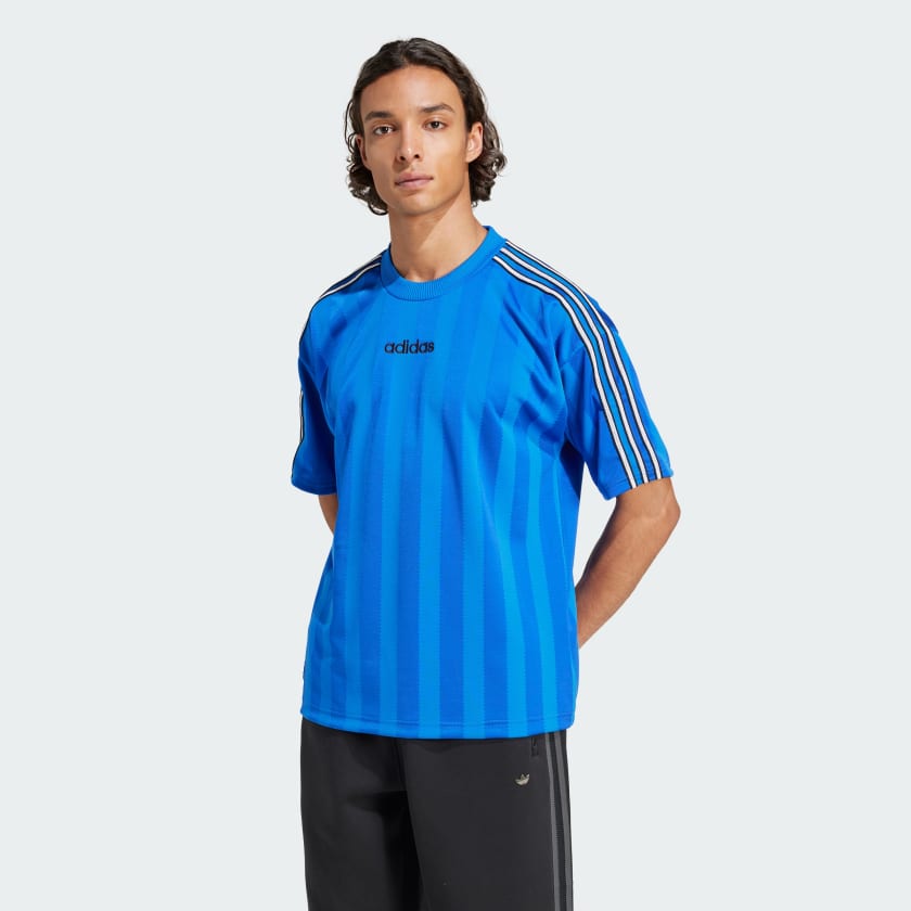 激安単価で adidas 90s adiClub with Shipping Free | Blue - Jersey Stripe ウェア