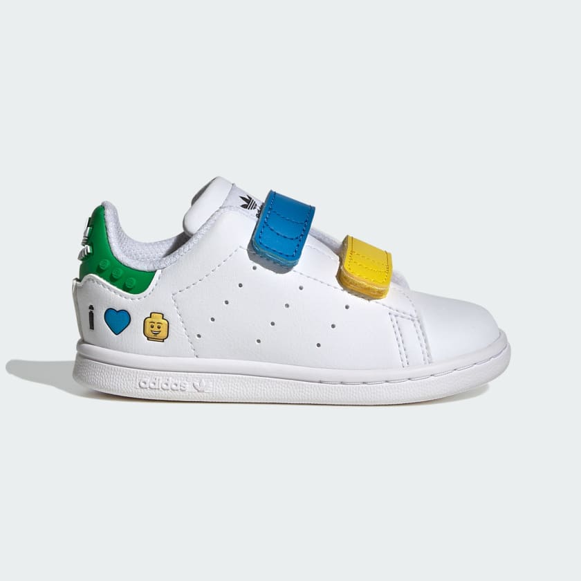 Adidas Stan Smith X Lego® Shoes Kids - White | Adidas Belgium