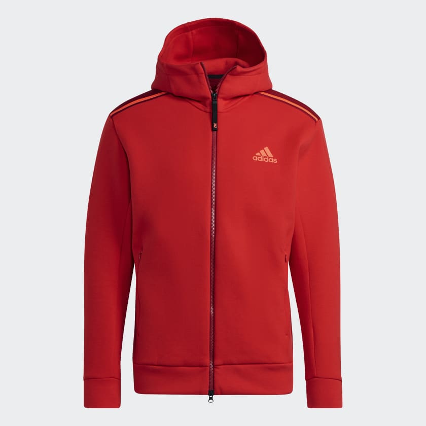 adidas Z.N.E. Sportswear Training Men\'s - | adidas | Hoodie US Red