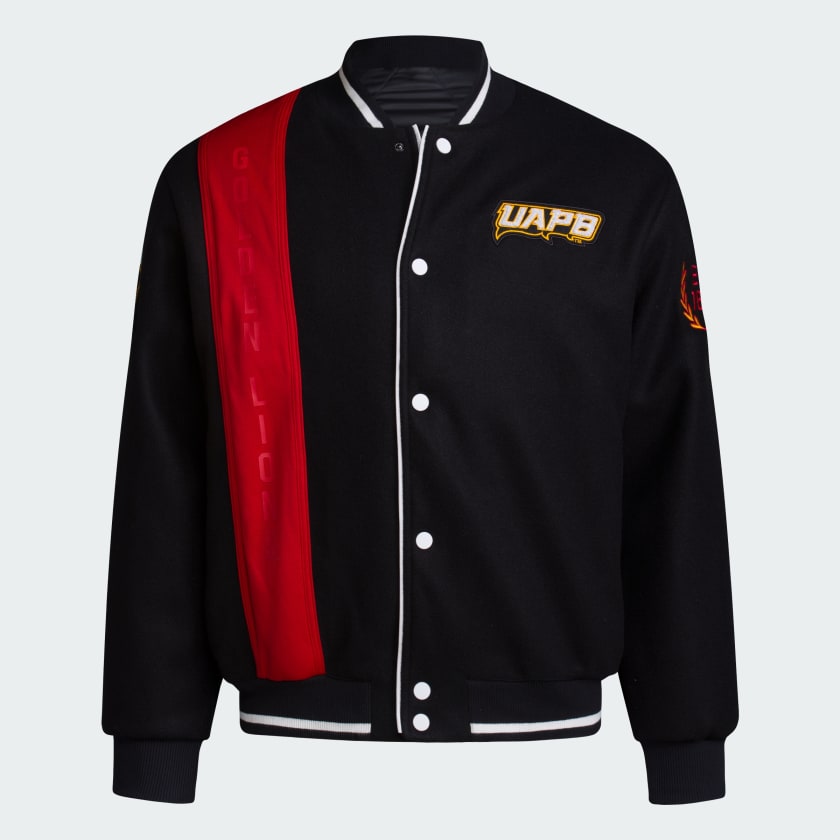 adidas Arkansas Pine Bluff Dugout Jacket Black Free Shipping with adiClub adidas US