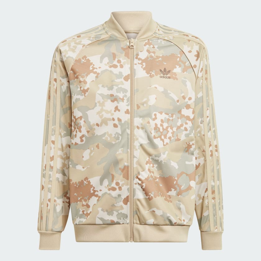 adidas Camo SST Trainingsjack Beige adidas Offici le Shop