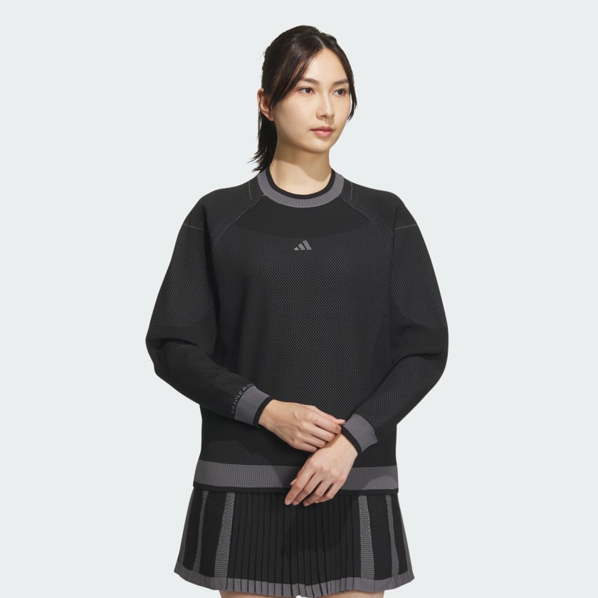 アディダス PRIMEKNIT プルオーバー長袖セーター - ブラック | アディダス ジャパン