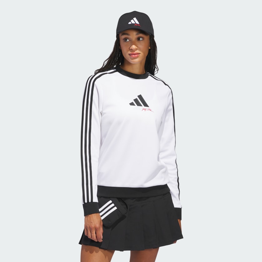 Adidas sweatshirt weiß sales
