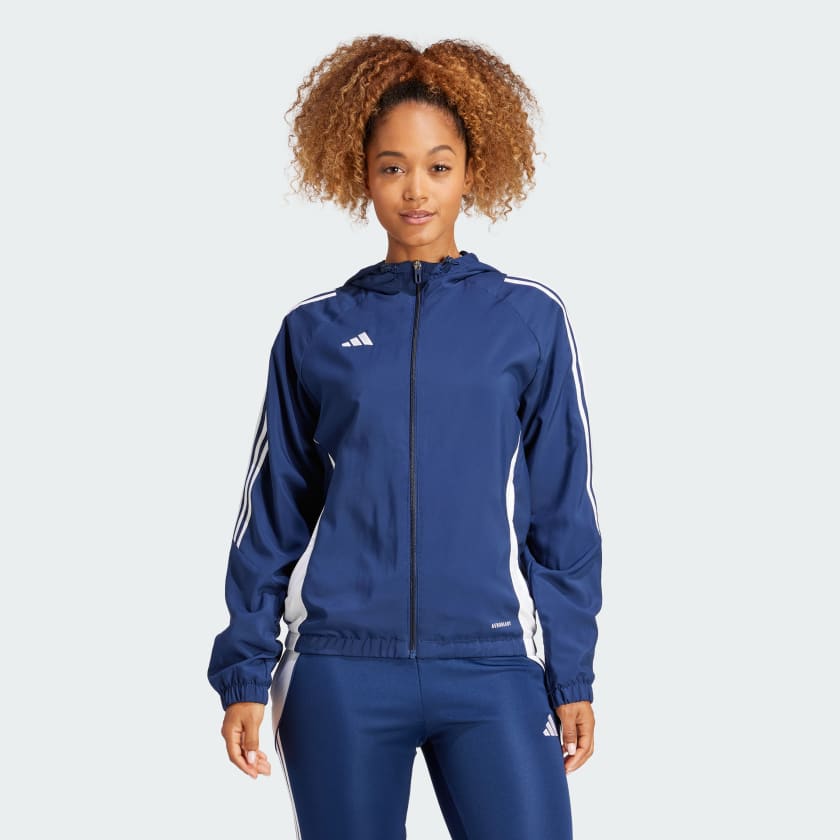 Adidas Women s Tiro 24 Windbreaker XS Team Navy Blue White