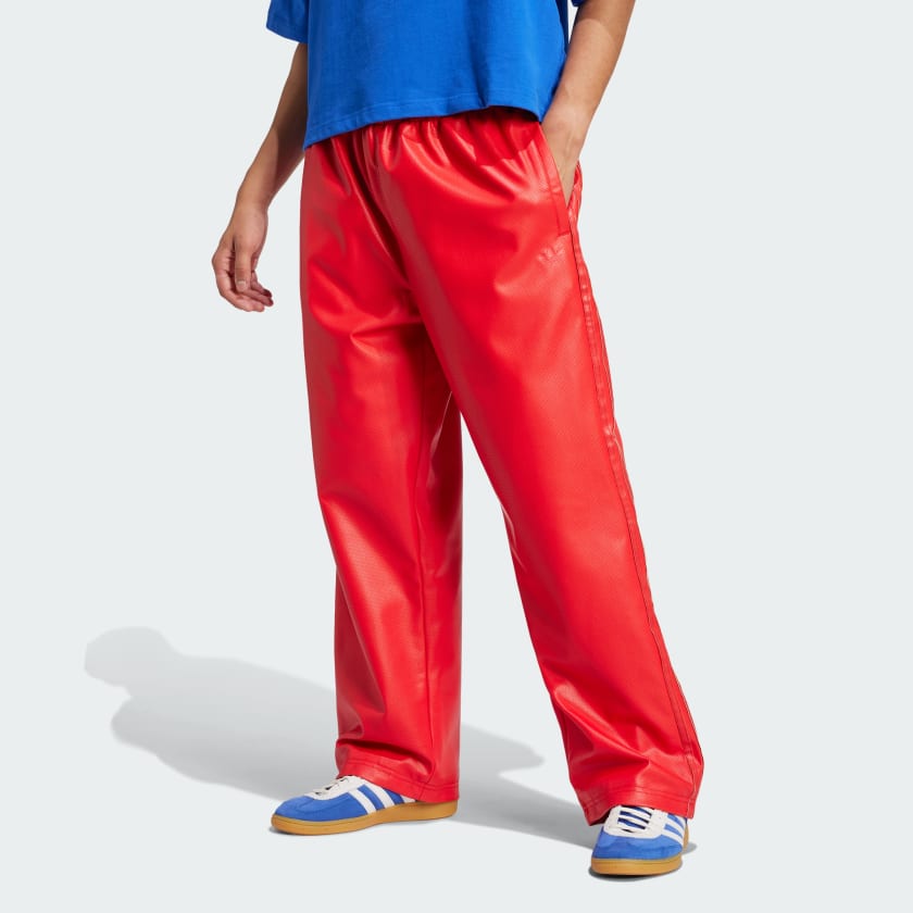 adidas Premium Track Pants - Red | Free Shipping with