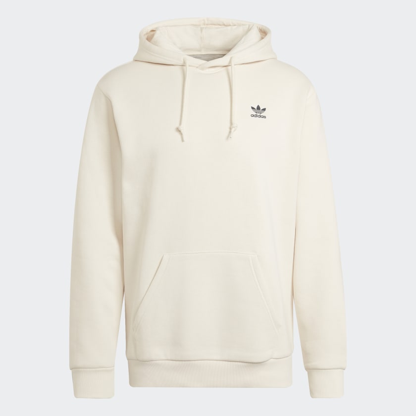 adidas trefoil hoodie beige