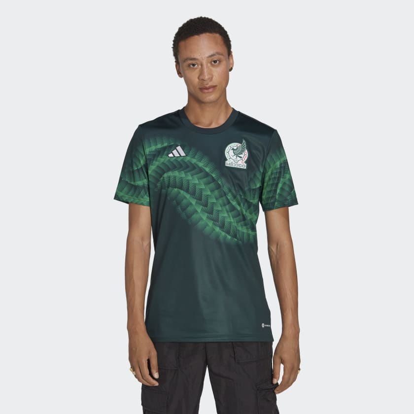 Green adidas Mexico Pre Match Shirt - JD Sports