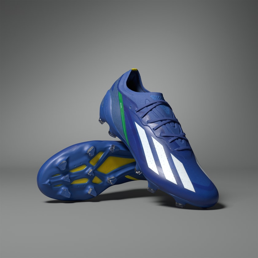 adidas Crazyfast.1 Brazil Firm Ground Soccer - Blue Unisex Soccer adidas US