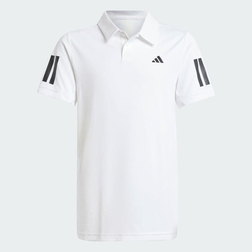 adidas Club Tennis 3-Stripes Polo Shirt Kids - White | Free