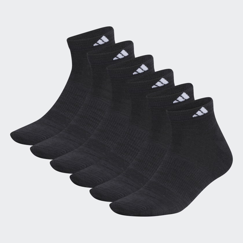 adidas Superlite Low-Cut Socks 6 Pairs XL - Black | Men's Training ...