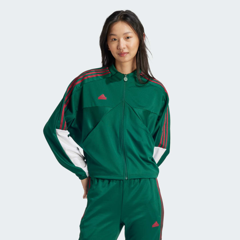 adidas Tiro Cut 3-Stripes Track Jacket - Green | Women's Training | adidas  US