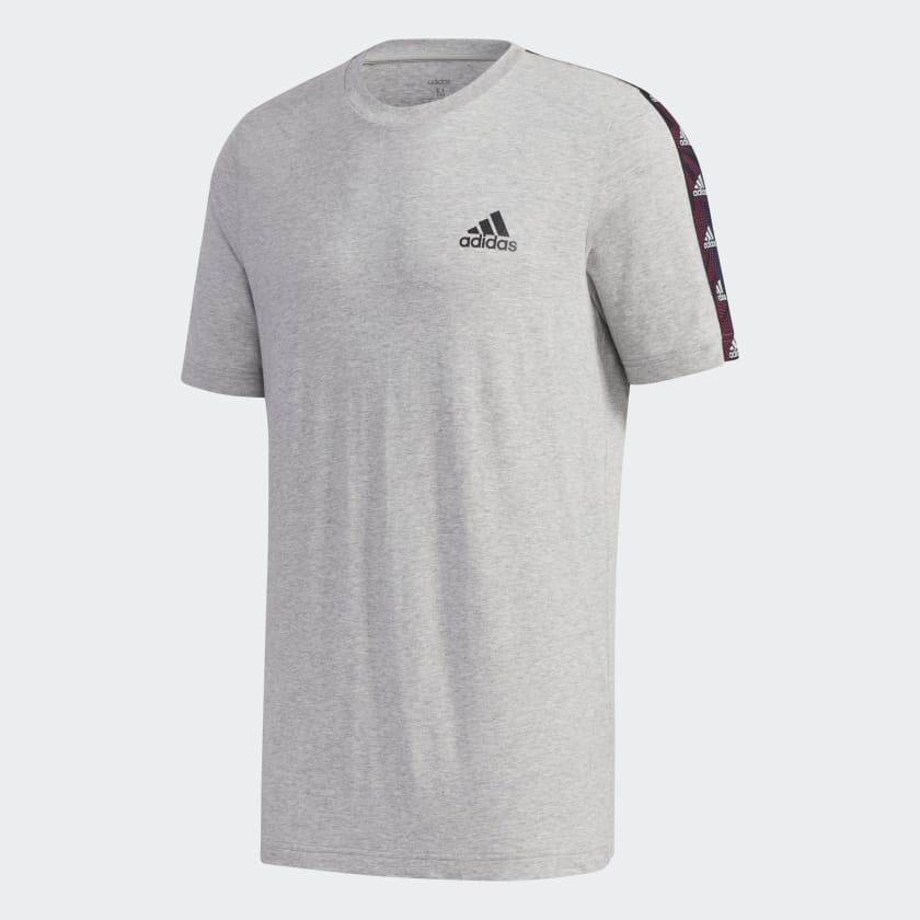 Camiseta Essentials Tape Cinza adidas adidas Brasil