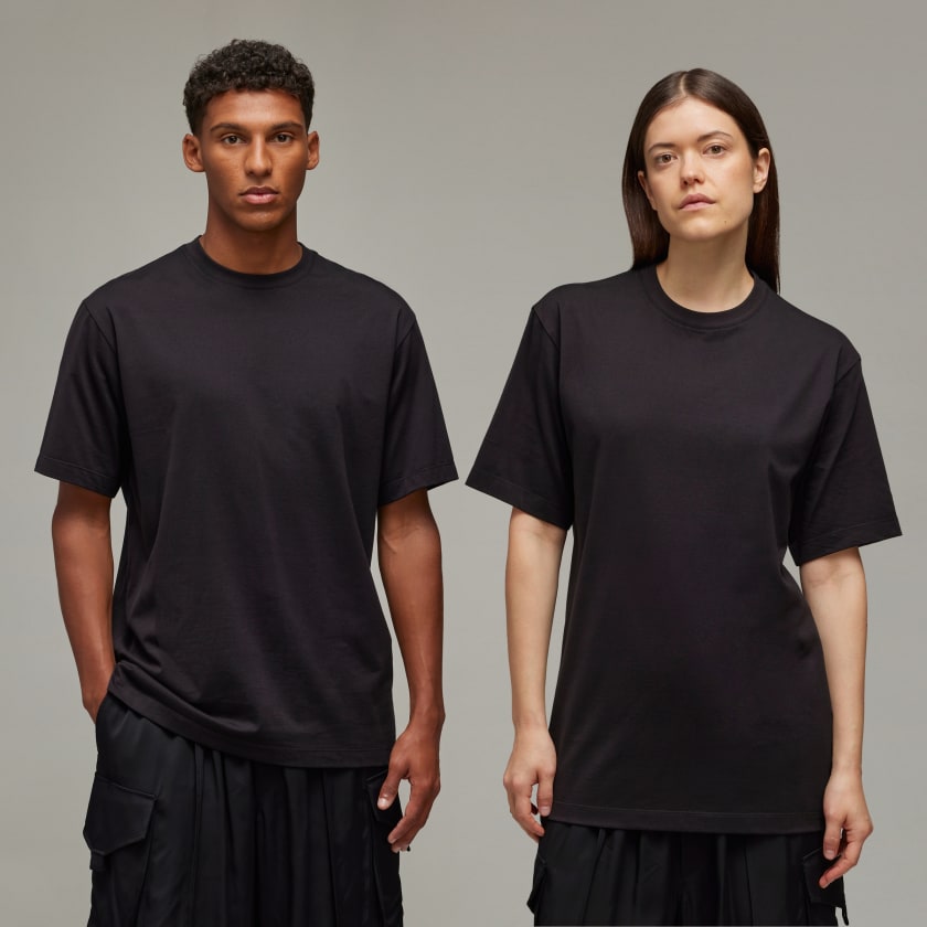 【メール便不可】 adidas Shipping Free | Black - Tee Sleeve Short Graphic Y-3 トップス