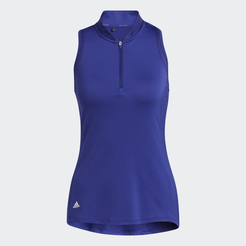 adidas Racerback Sleeveless Polo Shirt Blue Free Shipping with adiClub adidas Canada