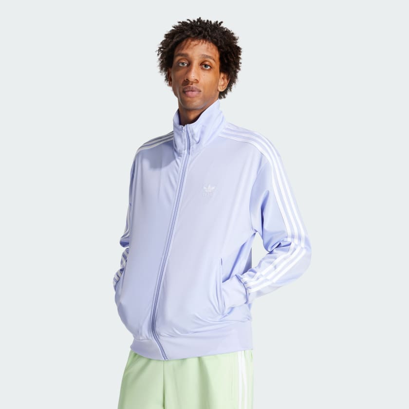 Adidas jacke weiß lila hotsell