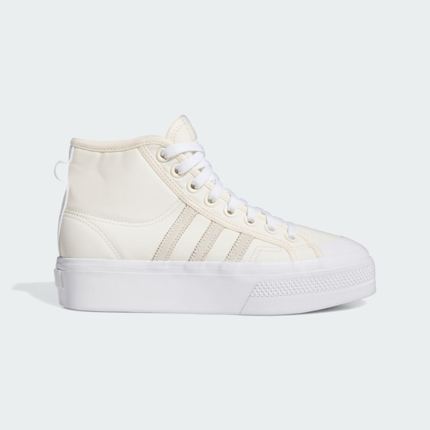 Platform white shoes shop