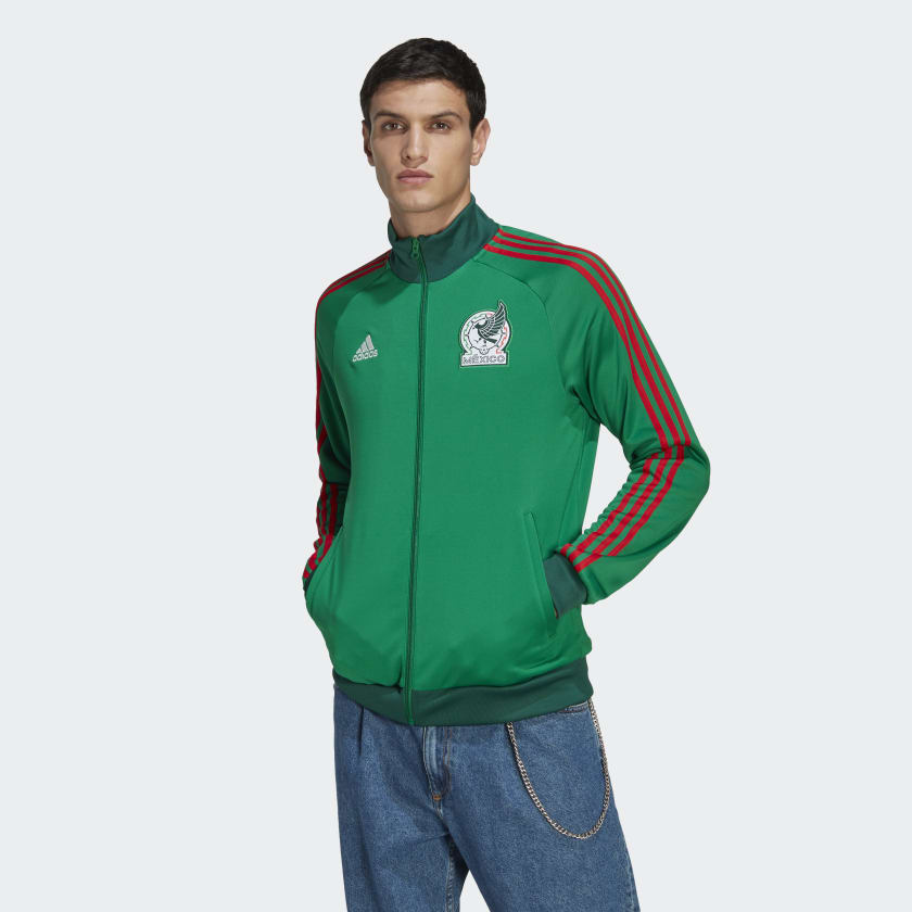 adidas Mexico 3-Stripes Track Top - Green | Men's Soccer | adidas US