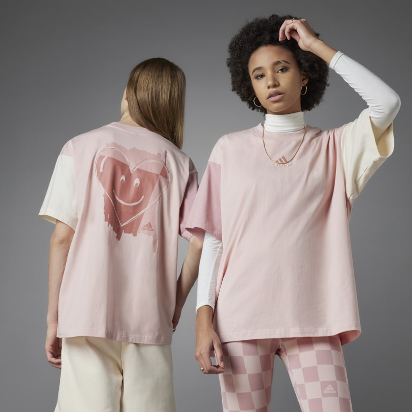 Chairman Damp distortion adidas Sportswear T-Shirt (Gender Neutral) - Pink | Unisex Lifestyle |  adidas US