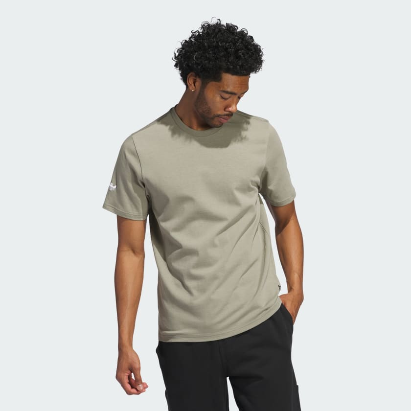 adidas Heavyweight Shmoofoil T Shirt Grun adidas Deutschland